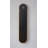 Decorative Rubber Frame Mirror With Elongated Oval Frame