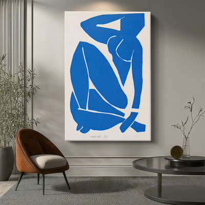 Blue Nude III (Nu bleu III) -Gallery Wrapped Canvas by Henri Matisse