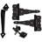 10.25'' H x 13'' W Black Metal Hardware