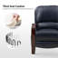 Fauteuil inclinable standard en cuir véritable Hardge-151355065