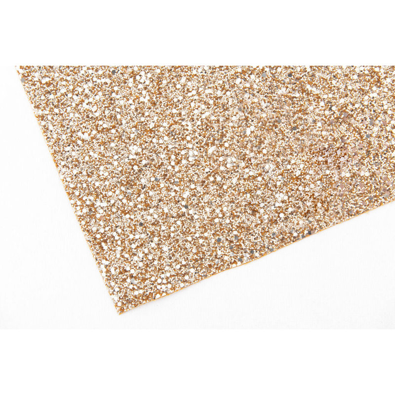 Dune sable - Échantillon de papier peint scintillant véritable (format A6)