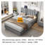 Upholstered Velvet Bed Frame-163103611
