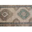Tapis turc rétro en laine beige de style Oushak, parfait pour décorer et décorer un salon