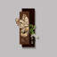 Café et art mural rectangulaire grès brun-118387266