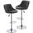 Noaelle Swivel Upholstered Adjustable Height Counter Stool with Metal Frame-815585723