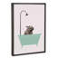 Hippopotame dans une baignoire, art encadré-49839979-49839969