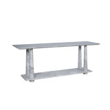 78 in. Marble Console Table