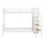 Simple au-dessus de la taille double avec escalier de rangement et garde-robe ouverte-824818922