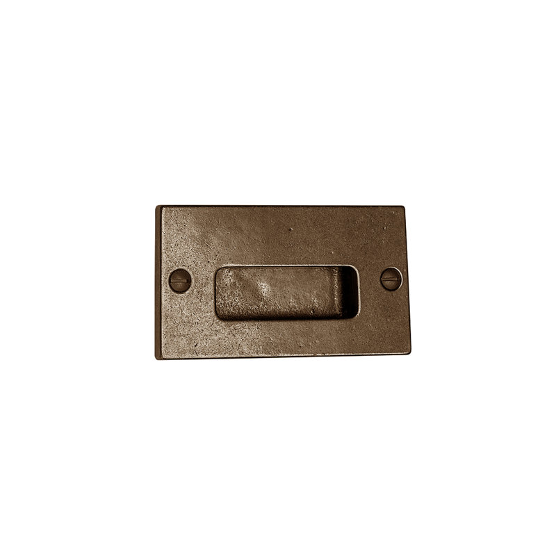 Recessed Pull, Silicon Bronze Rust