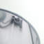 Zoey 49Cm Twist Metal Grey Silver Metal Table Lamp
