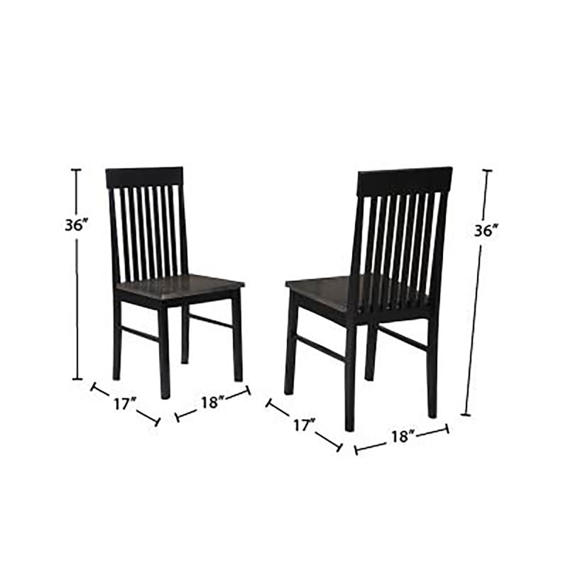 Chaise en bois massif Kennison