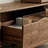 Retro style black walnut TV stand
