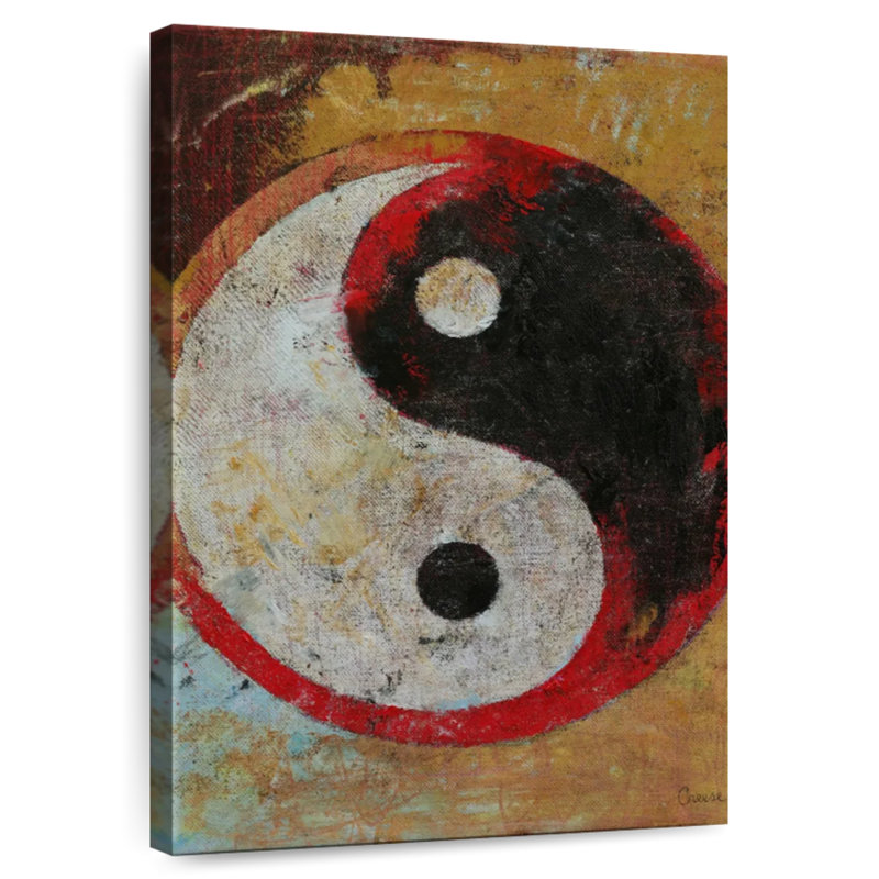 Kerrick Yin Yang Red Dragon, 51" H x 34" W