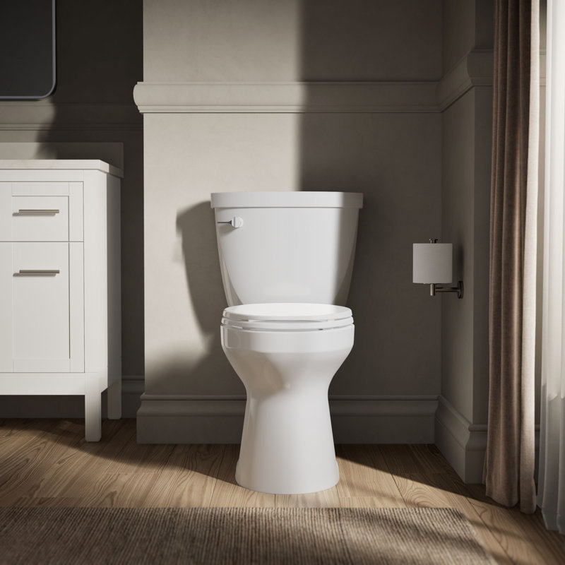 Cimarron® Two-Piece Elongated Toilet, 1.6 Gpf, White