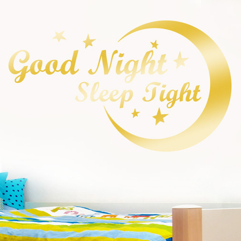 Wall Decal, Medium, Shiny Gold