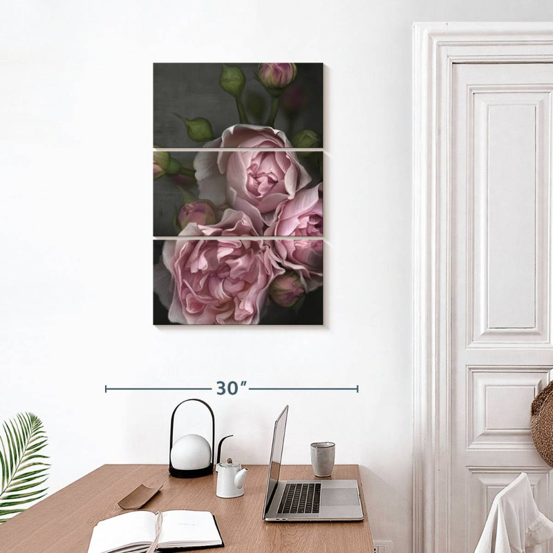 Bouquet de pivoines roses Harnek, H 32 po x l 20 po