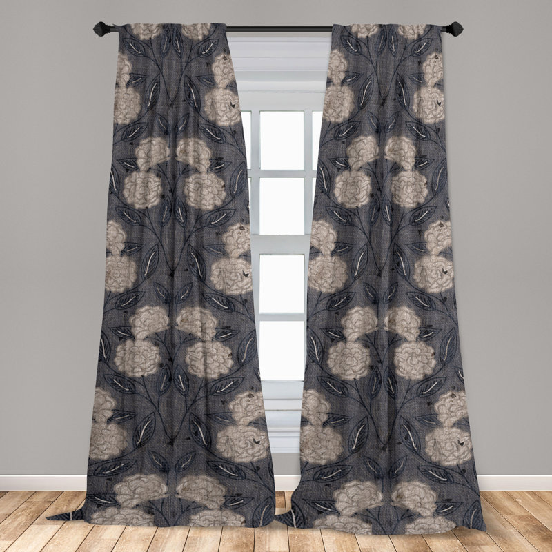 Linaris Semi Sheer Curtain Pair, 28" W x 84" L