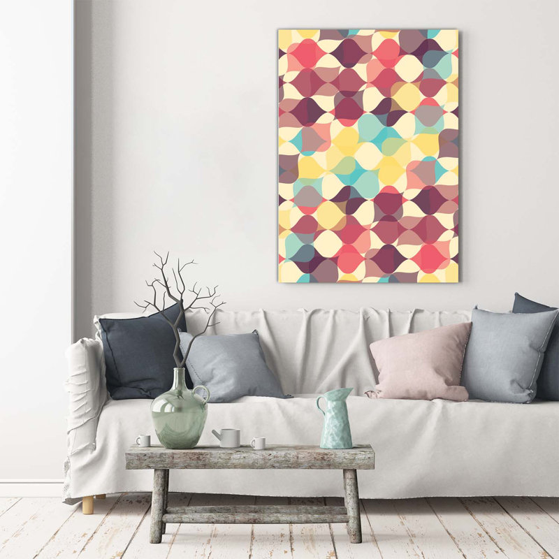 Geometric Background - Wrapped Canvas Print