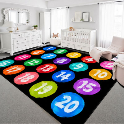 Faux Fur Abstract Rug