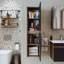 Ruarie Tall Bathroom Towel Storage Cabinet-2145840094