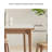 Ash wood solid wood rectangular table and chairs-102144544