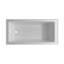 Alcove Soaking Fibreglass Bathtub-15251610