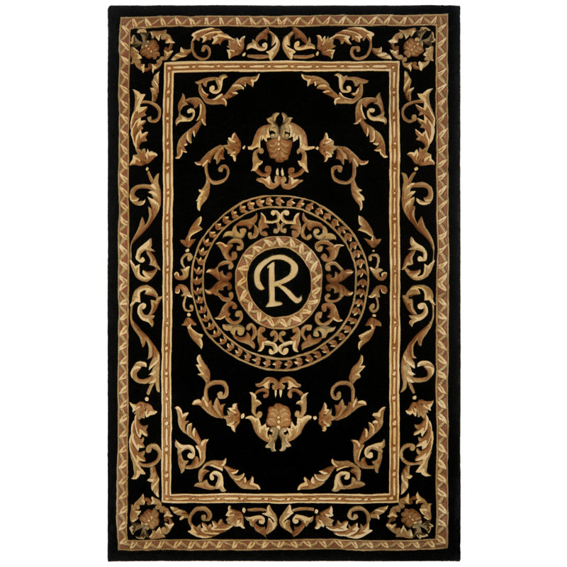 Tapis oriental en laine touffeté à la main Lenora Naples, Rectangle 5 pi x 8 pi