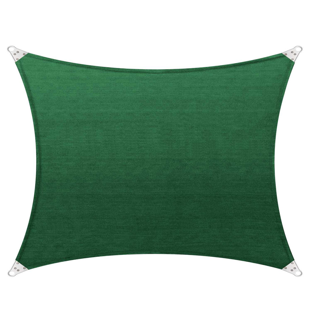 Reinforced Super Ring 12' x 16' Rectangle Shade Sail ColourTree 