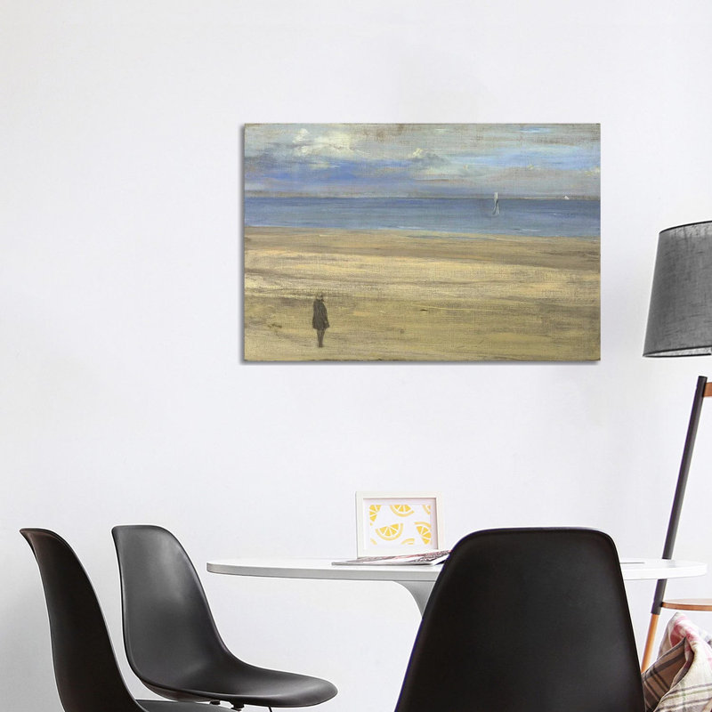 Harmony Trouville - impression d'art mural, 26 po x 40 po, Toile tendue avec châssis, Sans cadre