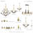 Avangaline 18 - Light Dimmable Tiered Chandelier-332243753