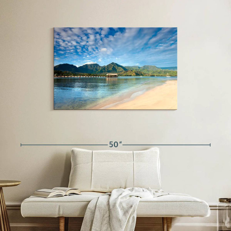 Gillard Heavenly Bay Hanalei, H 26 po x l 39 po