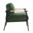 27.56" Modern Accent Chair With Plush Cushions, Minimalist Metal Frame, And Wooden Armrest Design – Perfect For Cozy Living Room, Bedroom, Or Office Seating-661584232-652744425