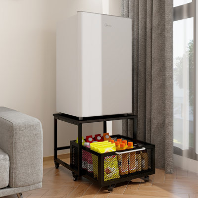 Mini-réfrigérateur 16,8 po x l 19,7 po avec porte-réfrigérateur mobile
