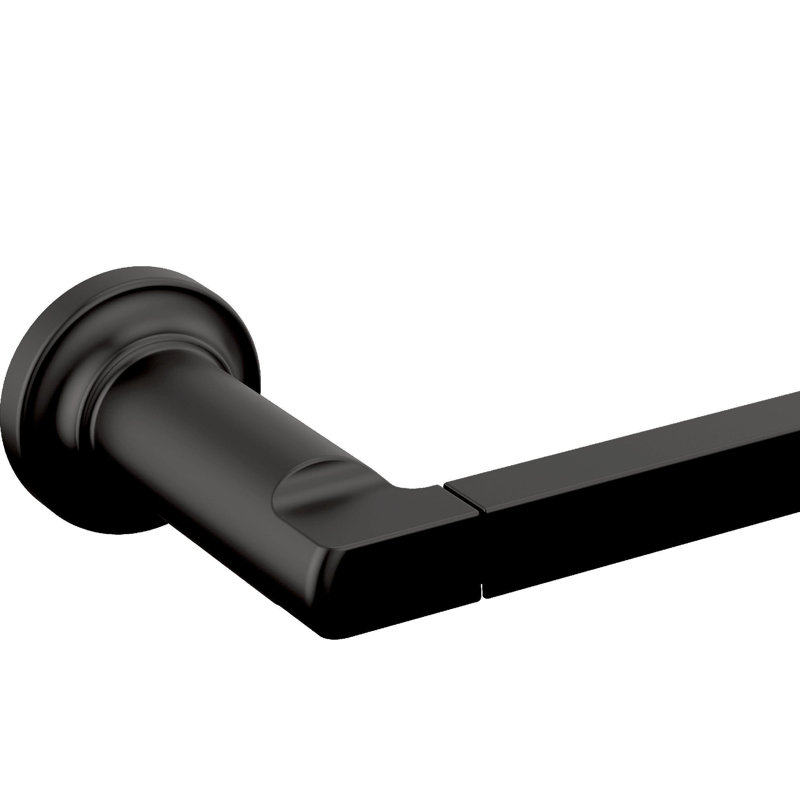 Porte-papier hygiénique Tetra, Noir mat