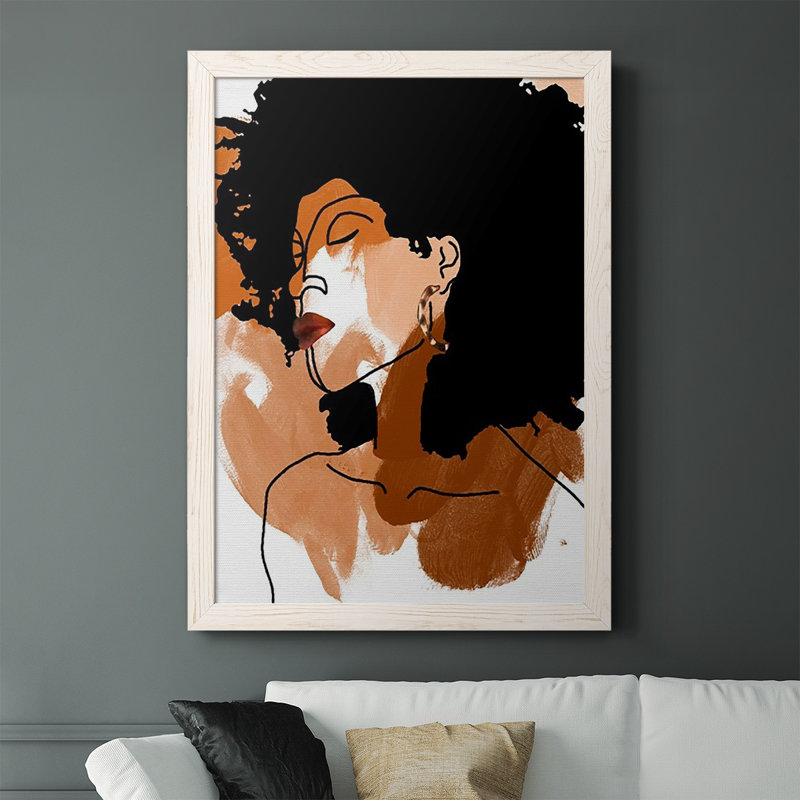 «Gaut Phenoma Women II», impression d'un cadre photo sur bois, Blanc, H 37,5 po x l 27,5 po x P 1 po