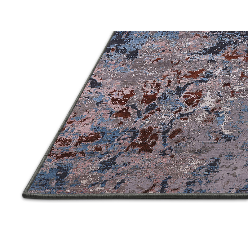 Tapis oriental bleu / brun, Rectangle 5 pi x 8 pi