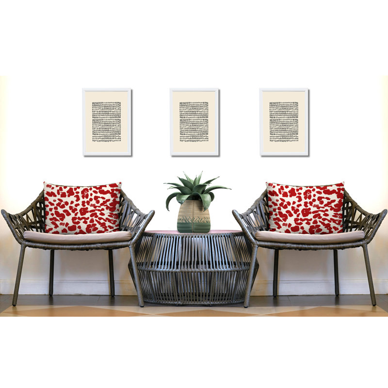 Coussin intérieur / extérieur Lexy, 25x18, Red
