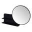 Metal Flat Wall Mirror with Shelves-71576314