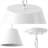 Harper 1-Light Industrial Farmhouse Adjustable Tapered Cone Empire Metal LED Pendant-2023831139-2028797731