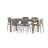 Anautica 6 - Person Patio Dining Set with Rectangular Table