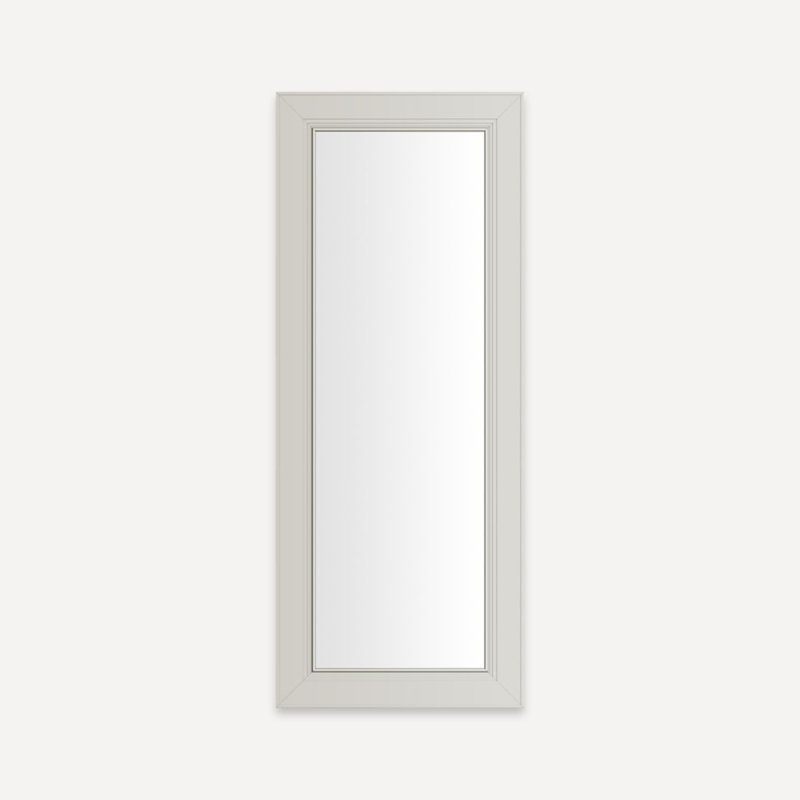 Miroir de salle de bain Main Line, 40 po x 16 po, Nickel poli
