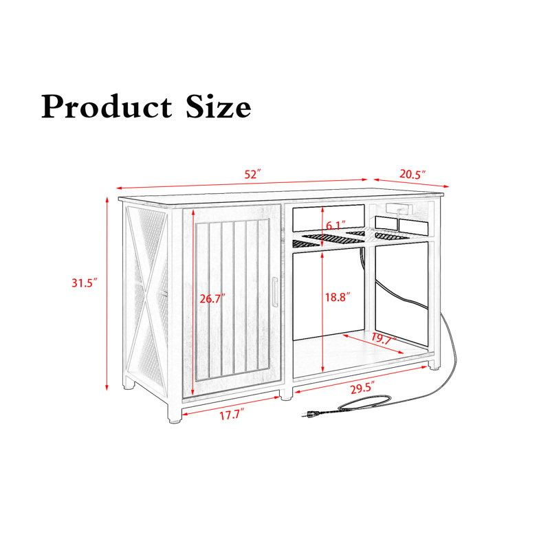 Aquarium Stand With Power Outlets