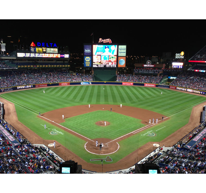 Turner Field, 18" H x 24" W