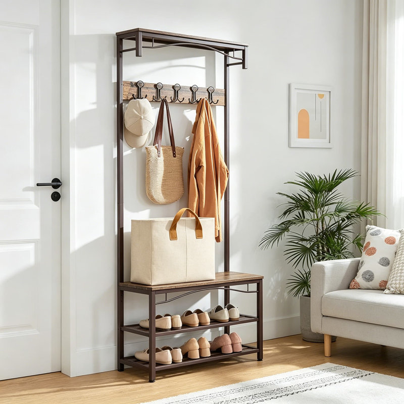 6 Pack Closet Storage Bins For Shelves, Medium Fabric Baskets With Handles, Collapsible Cloth Organizers For Closet, Nursery, Living Room, Beige 15 X 10 X 8 Inches