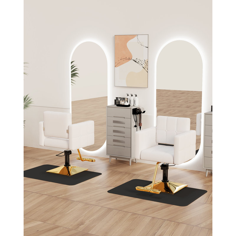 Fauteuil de massage en faux cuir, Blanc