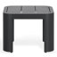 Table d'appoint en aluminium Johnny
