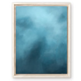Coastal Retreat Underwater Clouds XVIII by - Floater Frame Print on Canvas