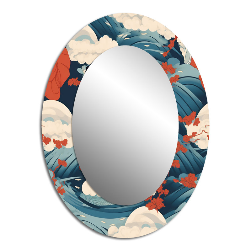 Miroir mural Ukiyo, 40 po x 30 po