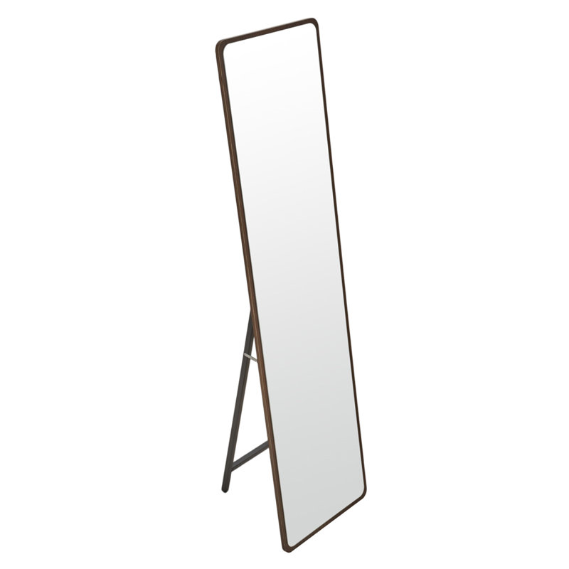 Rectangle Floor Mirror, Walnut