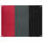 Rouge / gris acier / noir